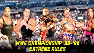 WWE 2K22 Bam Bam Bigelow vs Bret Hart vs Owen Hart vs Lex Luger vs Mr. Perfect - Extreme Rules