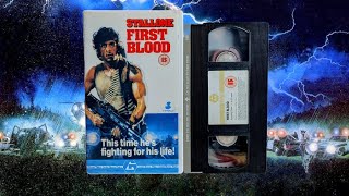 First Blood (1982) UK Retail VHS and Opening #rambo #sylvesterstallone #80smovies