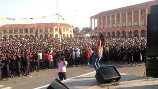 Suzanna Lubrano performing Festa Mascarado in Huambo, Angola