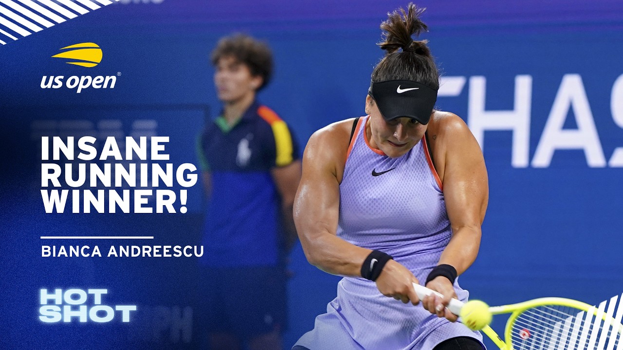 Bianca Andreescu Hits Incredible Running Winner! | 2026 US Open