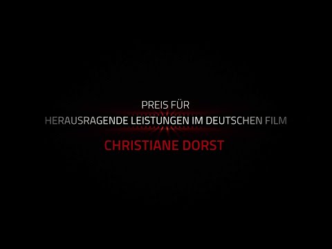 Christiane Dorst - Preis für herausragende Leistungen im deutschen Film