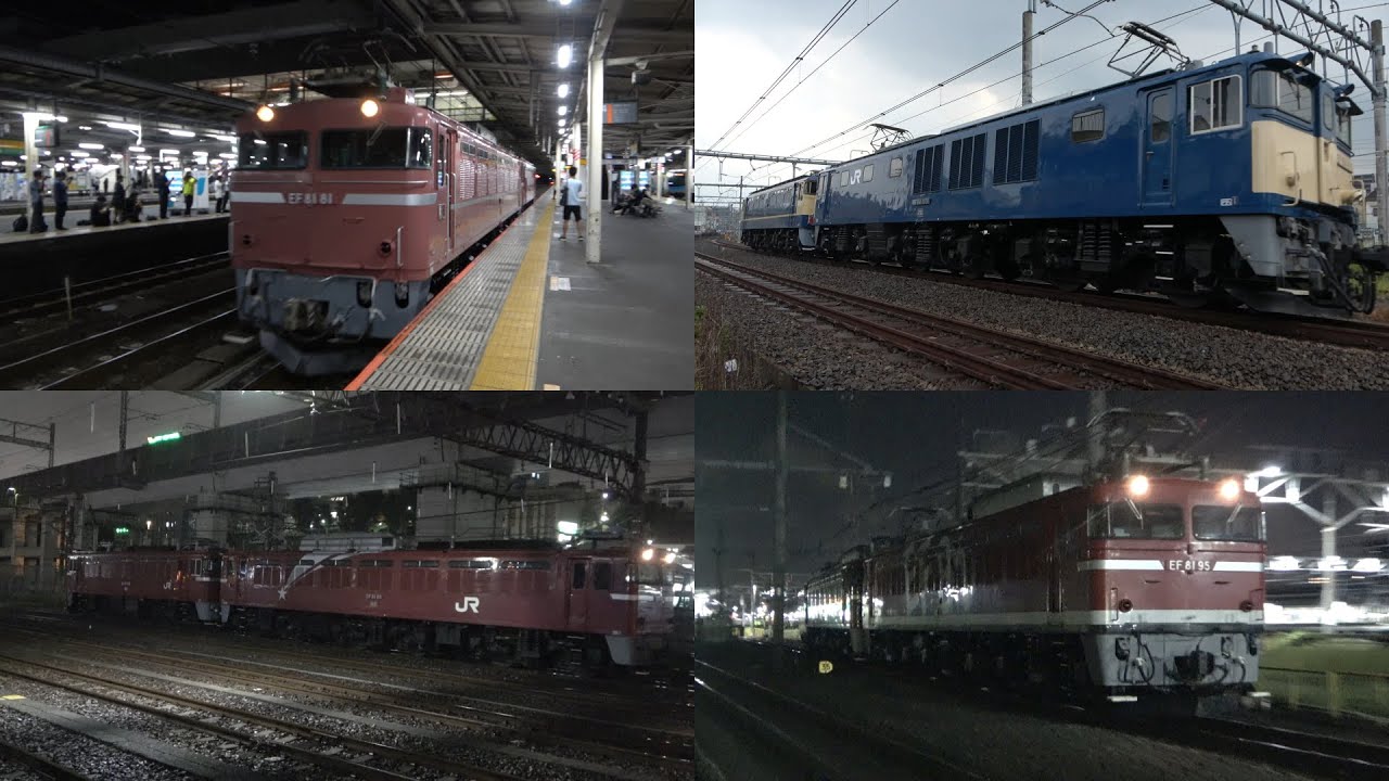 JR東日本 機関車一斉廃車回送 EF65形 EF81形 ED75形 カヤ27形 | Japan Railways: Locomotives to be Scrapped