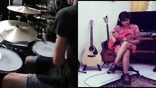 Welcome To Jungle  Gun N Roses Solo drum Cover By Coop3rdrumm3r And Guitar By Clau 