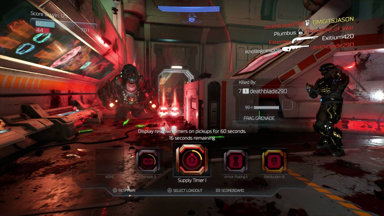 Doom 2016 - Online Multiplayer Soul Harvest on Helix Map 1080p 60fps Gameplay Playstation 4