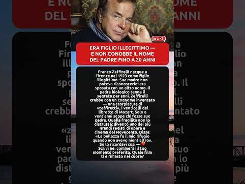 Video Il regista dell'opera e del cinema che costruì la sua grandezza su un segreto di famiglia