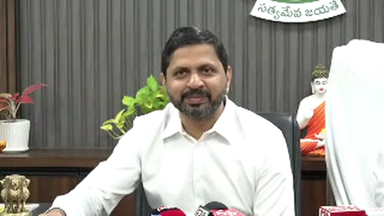 Press Conference by Dr. Dola Sree Bala Veeranjaneya Swamy Hon'ble Minister for Social Welfare