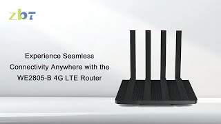 Experience Seamless Connectivity Anywhere with the WE2805-B 4G LTE Router