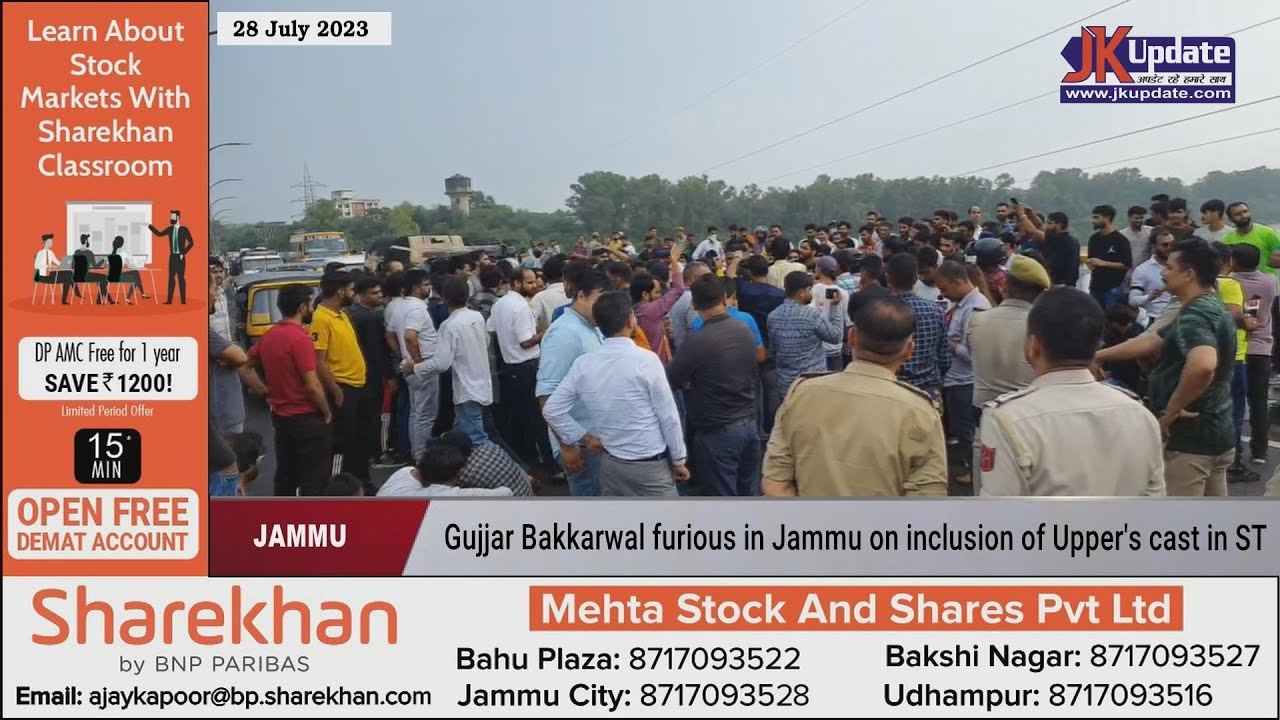 Gujjar Bakkarwal furious in Jammu on inclusion of Upper's cast in ST ...