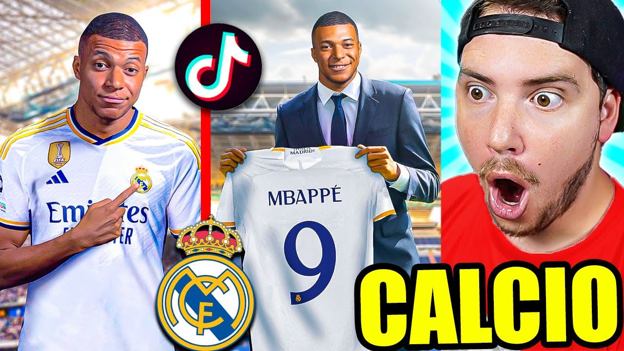 MBAPPE AL REAL MADRID!! (sarà un FLOP?) - REAZIONE ai TIKTOK sul CALCIO!! #41