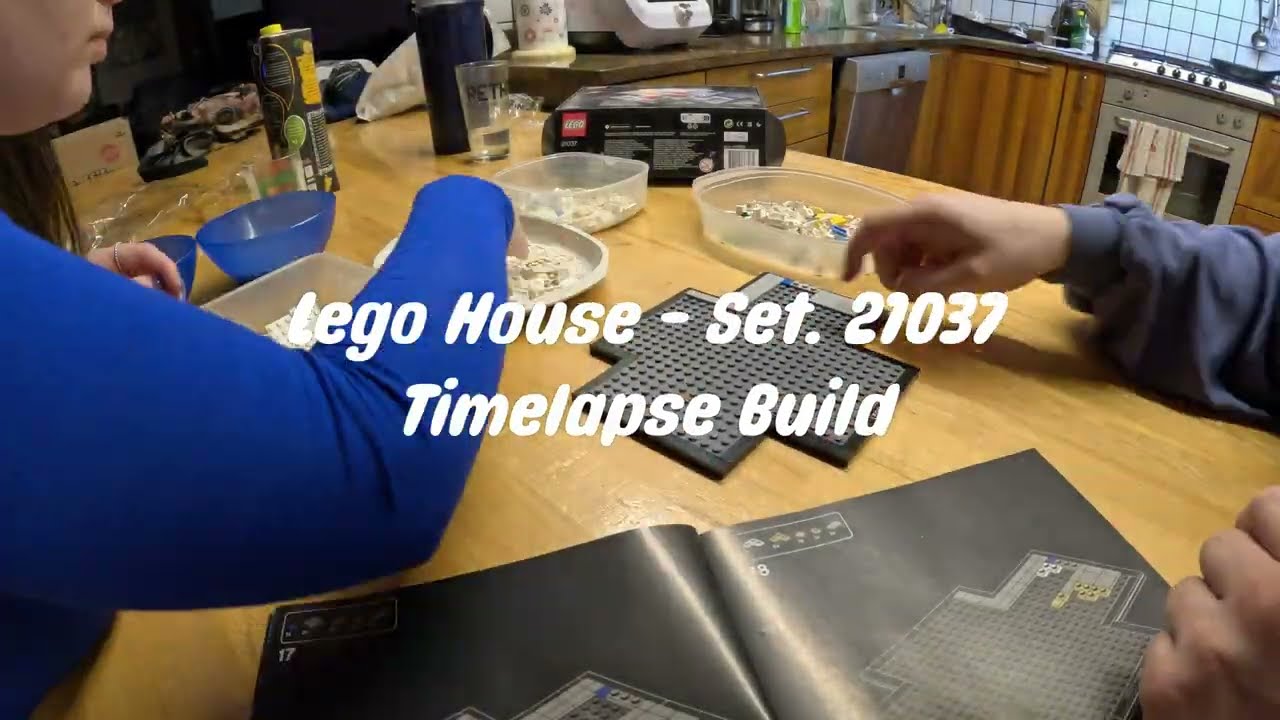 Lego Architecture: Lego House 21037 Timelapse Build  [4K 60Fps] 
