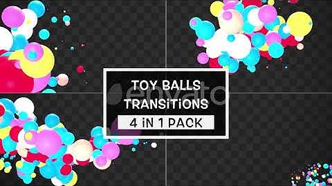 Toy Balls Transitions Pack | Motion Graphics - Envato elements