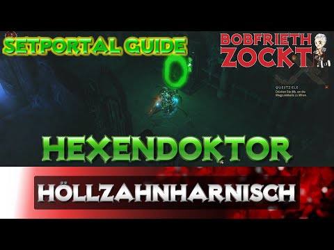 Diablo 3 Setportal Guide - Hexendoktor - Höllzahnharnisch Build | WD | Guide | German