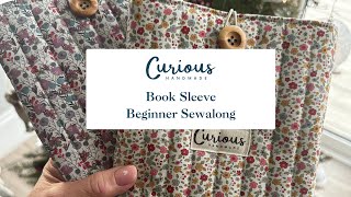 Book sleeve beginner sewalong