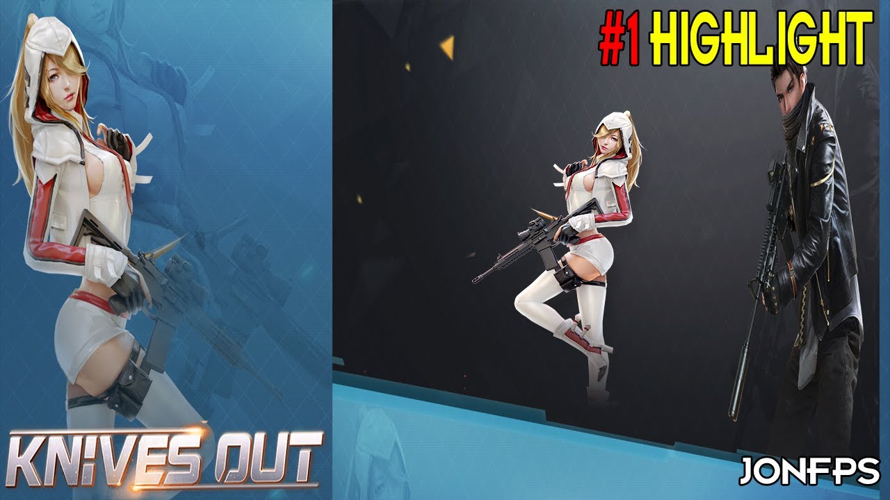 #1 Highlight  JonFPS  - KNIVES OUT ( 荒野行动 )