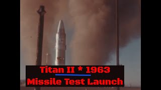 1963 An Ii Missile Launch Test Vandenberg Air Force Base Xd91475A