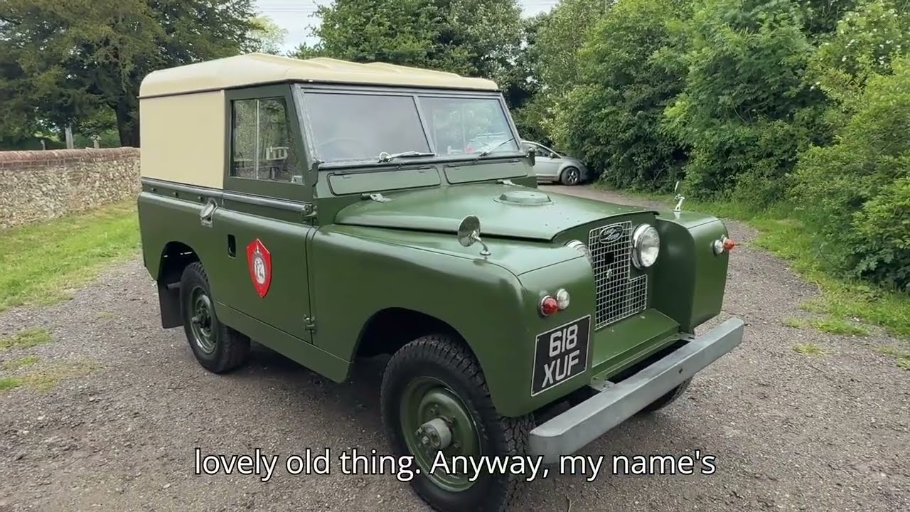 1961 land rover series 2 88in petrol hardtop for sale walkaround
