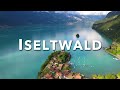 Lakeside Village ISELTWALD Lake Brienz Interlaken🇨🇭 Switzerland by Drone 4K Footage Aerial Views