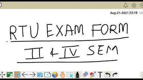 #RTU#B.Tech Online Exam Form Filling B.tech ll and lV Sem (Main Back MERCYBACK) out today /Mahendra