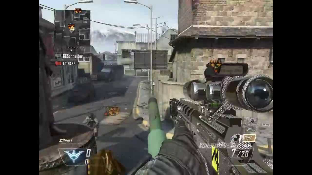 MrThePounce - BO2 - 7 MAN KNIFE and Shock Charge Flip Trickshot