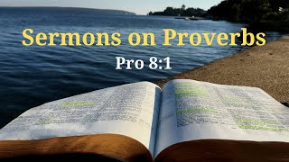 Proverbs 8:1 - Wisdom is the personification of God's revelation to man.