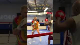 Jake Paul working on his jab to fight KSI Mcgregor Tommy Fury or Viddal