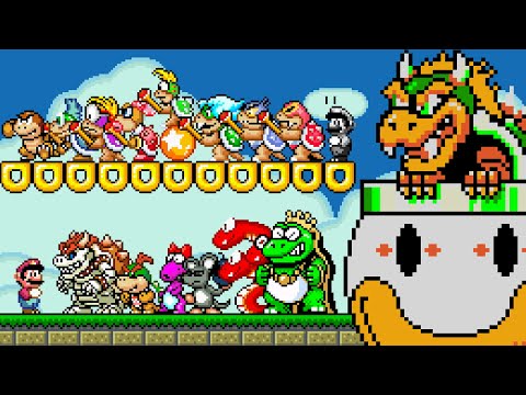 Super Mario World - All New Bosses (SM4J). ᴴᴰ