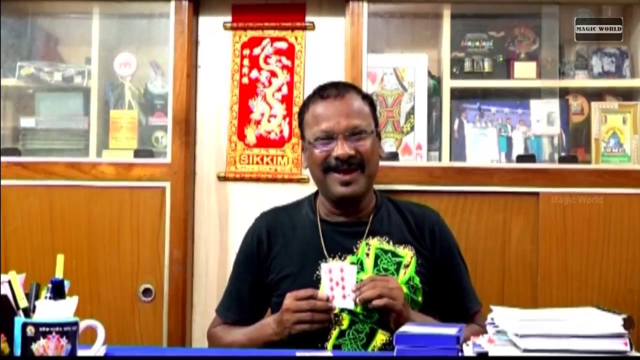 Amazing Hanging Card Magic | Bapu Lenka | Magic World | Kalinga Magic Circle