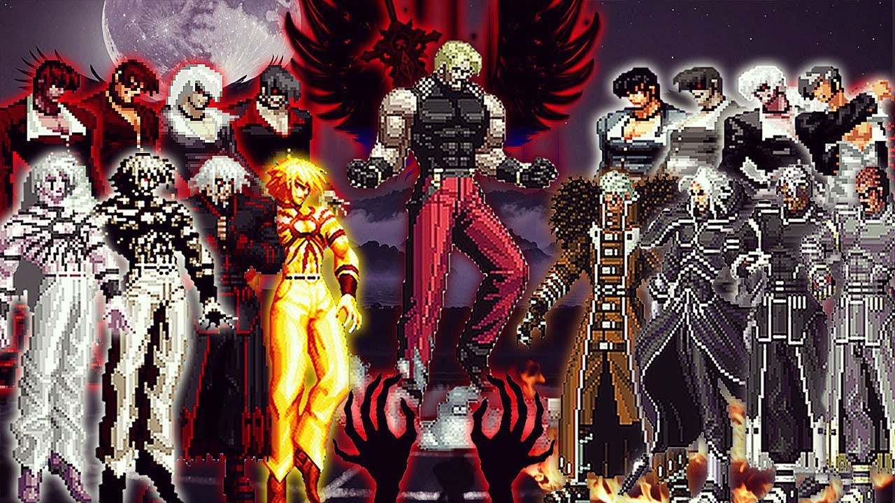 [KOF Mugen] New Final Rugal Vs 4 Ultimate Teams - YouTube