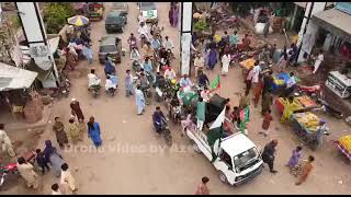 پاکستان تحریک انصاف بدین کی جانب سے 14 اگسٹ جشن آزادی کی ریلی نکالی گئی ??✌️