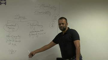 Introduction of Differentiability