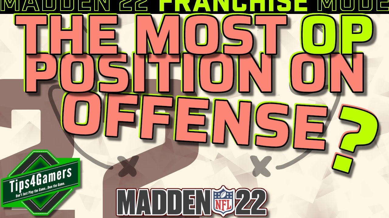 The Most Overpowered Position on Offense in Madden 22 Franchise Mode