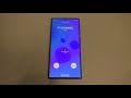 Samsung Galaxy S22 Ultra Incoming Call