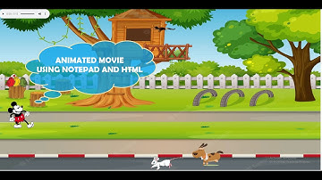 How To Create a Simple Animation Movie Using HTML in Notepad|Animation In HTML|Html Animation part-2