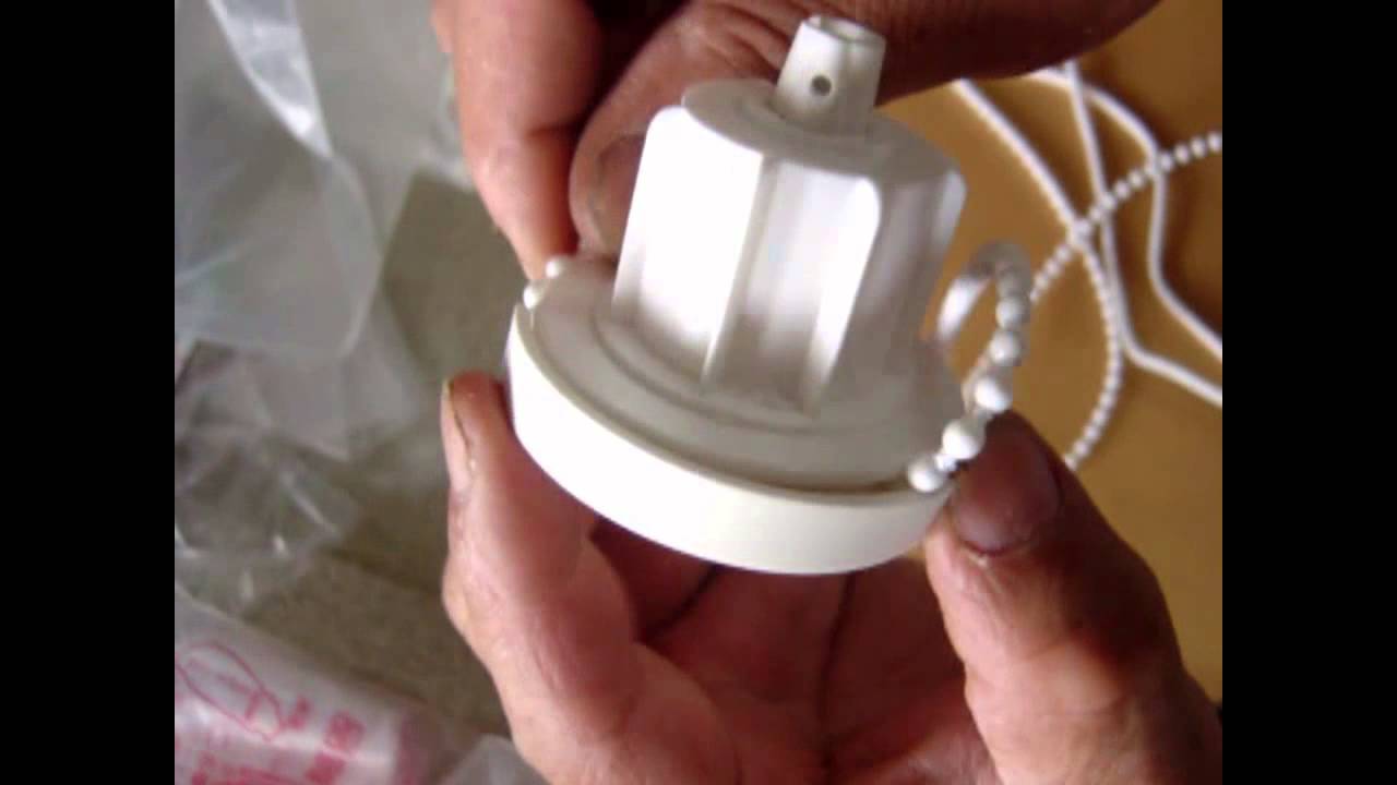 to install & take out ball chain & cord loop from roller clutch (RO-38-1)