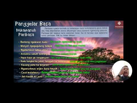 Pangajaran 7. Mikaweruh tanda panulisan jeung paribasa. Pangajaran Basa Sunda kelas 4 SD.