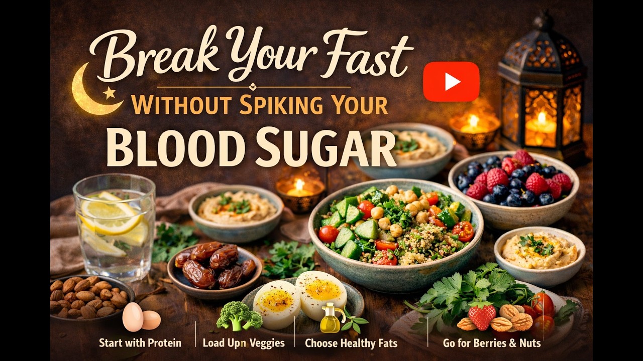 Break your fast without spiking your blood sugar 🌙