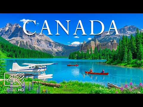 Canada 4K | Majestic Peaks, Crystal Lakes & Endless Wilderness – Nature’s Paradise
