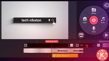 Advanced 3d Search Intro in Kinemaster - Kinemaster Tutorial l Make Search intro l TecH Niketon