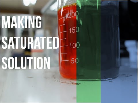 How to make SATURATED solution - Day #2