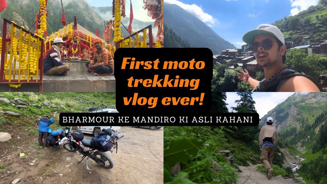 FIRST MOTO TREKKING VLOG EVER !