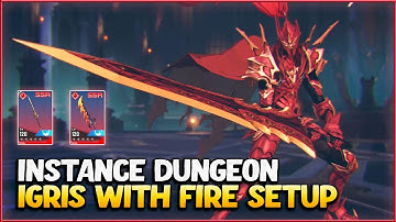 Igris the Red - Instance Dungeon | PoS 20 with Fire Setup | Solo Leveling: ARISE
