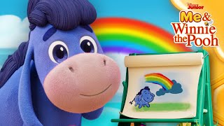Rainy Day Rainbow Painting Me & Winnie The Pooh Vlog 11