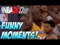 NBA 2k17 Funny Moments and Fails. (Shaq Highlights 50 pts)