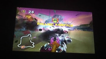 Crash Tag Team Racing Rolling Thunder: 32 Kills ( Tiki Turbo with Coco )