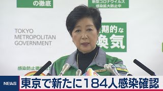 東京で184人の感染確認（2020年10月16日）