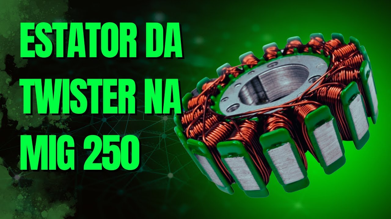 Adaptando estator da Twister na Mirage 250.