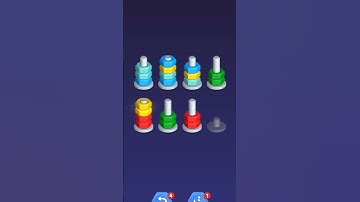 Nut Sort-Color Puzzle Game level - 21 #shorts