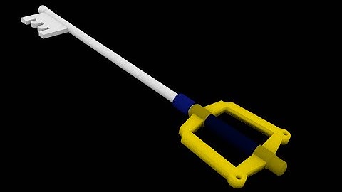 Blender Timelapse - Keyblade(Kingdom Hearts)