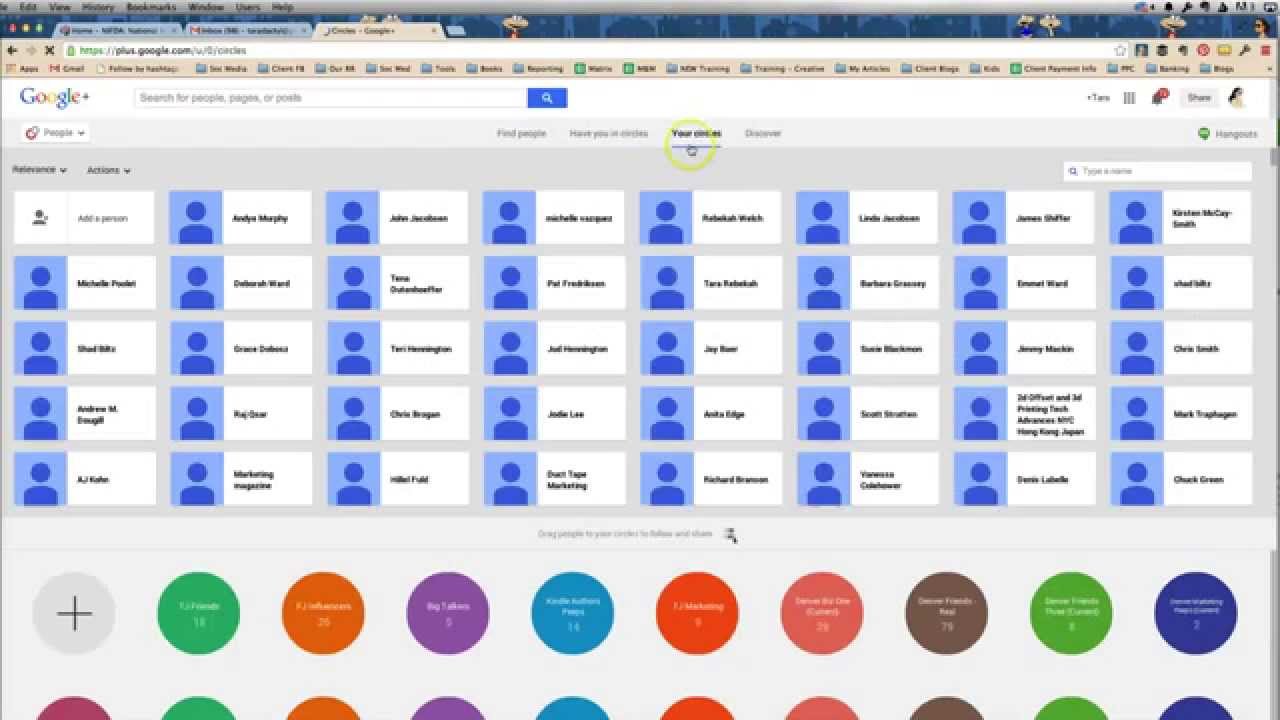 Google Plus Circles For Marketing