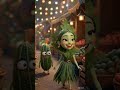 KARELA GOBI AUR DHANIYA #shortsvideos #love #3danimation #india #cartoon